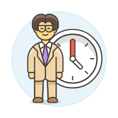 Overtime Stand 3 Illustration from UX Colors Set