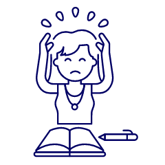 Stress Employee 6 Illustration from UX Line Set