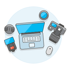 Workspace 5 Illustration from UX Colors Set