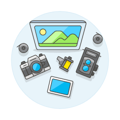 Workspace 6 Illustration from UX Colors Set