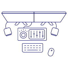 Workspace 7 Illustration from UX Line Set