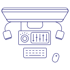 Workspace 8 Illustration from UX Line Set
