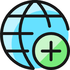 Network Add Icon from Ultimate Colors Set