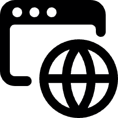 Network Browser Icon from Ultimate Bold Set