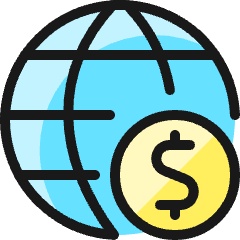 Network Cash Icon from Ultimate Colors Set