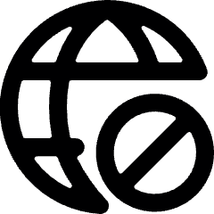 Network Disable Icon from Ultimate Bold Set