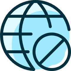 Network Disable Icon from Ultimate Duotone Set