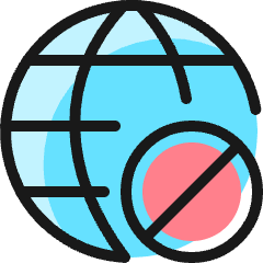 Network Disable Icon from Ultimate Colors Set