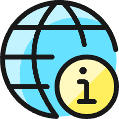 Network Information Icon from Ultimate Colors Set