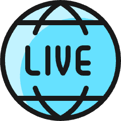 Network Live Icon from Ultimate Colors Set