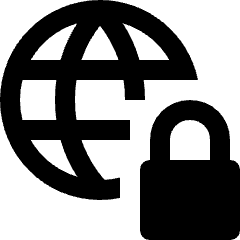 Network Lock Security Icon from Nova Line Icons Set