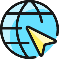 Network Navigation Icon from Ultimate Colors Set