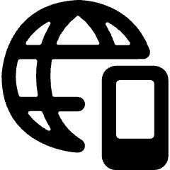 Network Phone Icon from Ultimate Bold Set