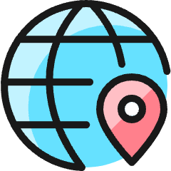 Network Pin Icon from Ultimate Colors Set