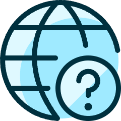 Network Question Icon from Ultimate Duotone Set