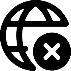 Network Remove Icon from Ultimate Bold Set