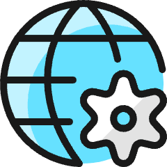Network Settings Icon from Ultimate Colors Set