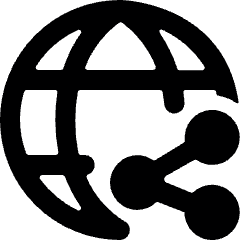 Network Share Icon from Ultimate Bold Set