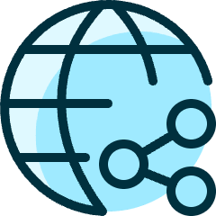 Network Share Icon from Ultimate Duotone Set