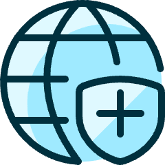 Network Shield Icon from Ultimate Duotone Set