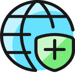Network Shield Icon from Ultimate Colors Set
