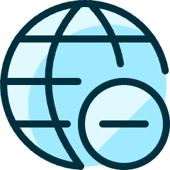 Network Subtract Icon from Ultimate Duotone Set