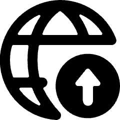 Network Upload Icon from Ultimate Bold Set