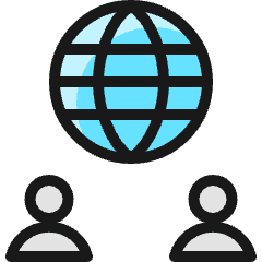 Network Users Icon from Ultimate Colors Set