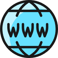 Network Www Icon from Ultimate Colors Set