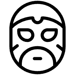 Wrestling Mask 1 Icon from Ultimate Light Set