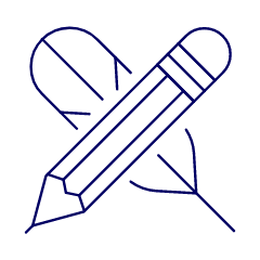 Pencil And Quill Illustration from UX Line Set