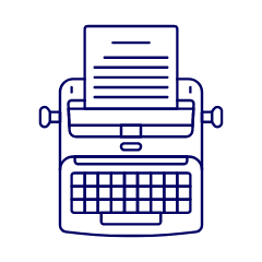 Typewriter Sheet 1 Illustration from UX Line Set