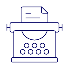 Typewriter Sheet 2 Illustration from UX Line Set