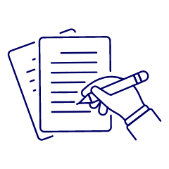 Hand Writing 1 Illustration from UX Line Set