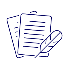 Quill Texting Illustration from UX Line Set