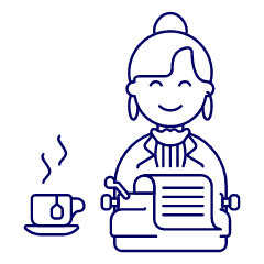 Typewriter 1 Illustration from UX Line Set