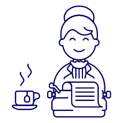 Typewriter 5 Illustration from UX Line Set