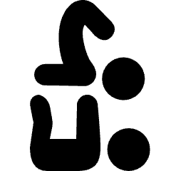 Acro Yoga Pose 3 Icon from Ultimate Bold Set