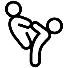 Acro Yoga Pose 4 Icon from Ultimate Light Set