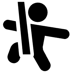 Aerial Yoga Crescent Lunge Pose 2 Icon from Ultimate Bold Set