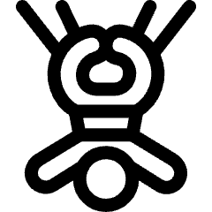 Aerial Yoga Wide Seat Inversion Pose Icon from Ultimate Regular Set