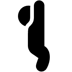 Yoga Chair Awkward Pose Icon from Ultimate Bold Set