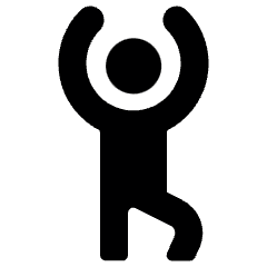 Yoga Full Body Stretch Icon from Ultimate Bold Set