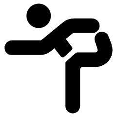 Yoga Leg Grab Stretch Icon from Ultimate Bold Set