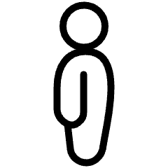 Yoga Mountain Pose Icon from Ultimate Light Set