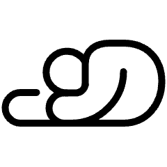 Yoga Seated Forward Fold Pose Icon from Ultimate Light Set