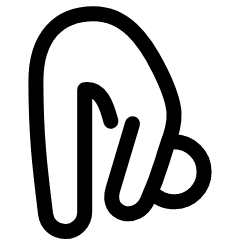 Yoga Standing Forward Fold Pose Icon from Ultimate Regular Set