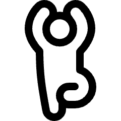 Yoga Tree Pose Icon from Ultimate Regular Set