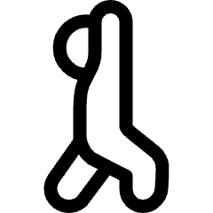 Yoga Warrior Pose 1 Icon from Ultimate Regular Set