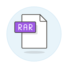 Rar File 2 Illustration from UX Colors Set